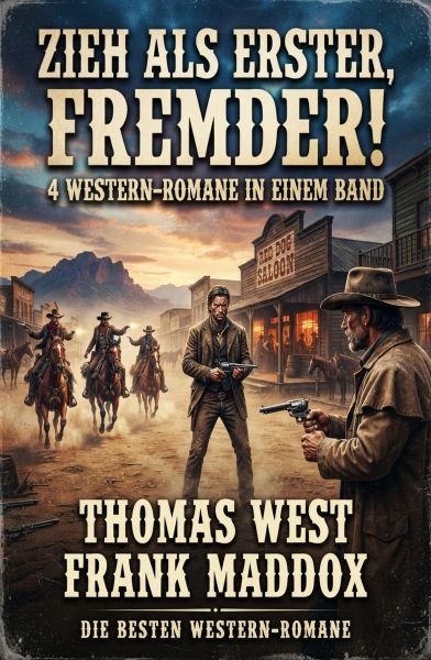Zieh als Erster, Fremder! 4 Western-Romane in einem Band