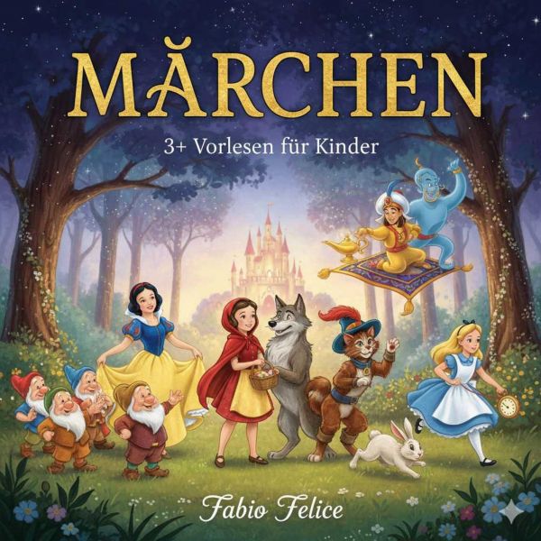 Märchen.Alice im Wunderland,Aschenputtel,Das hässliche Entlein,Die schöne und das Biest,Der Nussknac