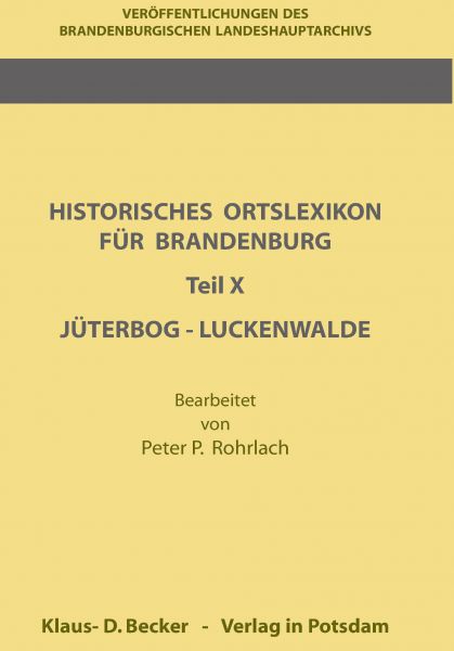 Historisches Ortslexikon für Brandenburg