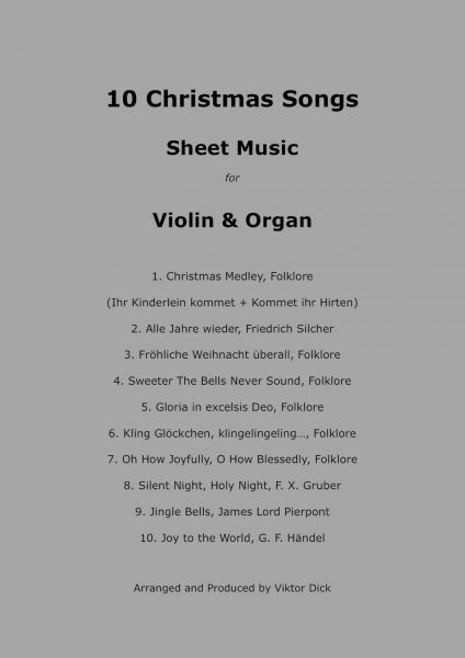 10 Christmas Songs (Violin & Organ)