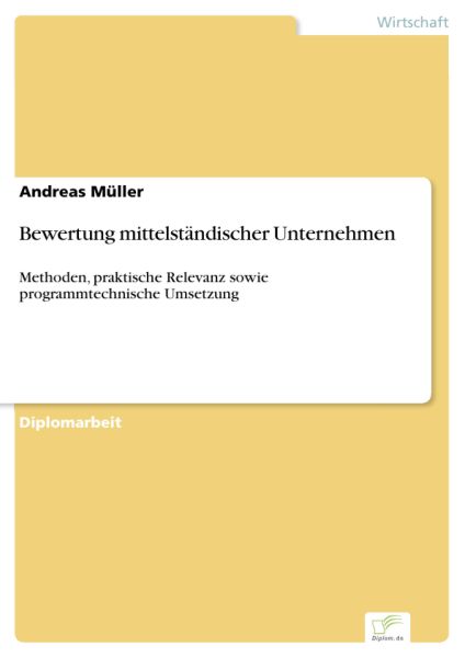 Bewertung mittelständischer Unternehmen