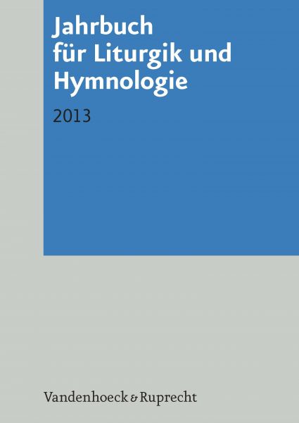 Jahrbuch für Liturgik und Hymnologie