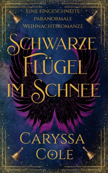 Schwarze Flügel im Schnee