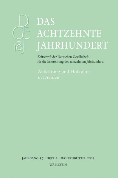 Aufklärung und Hofkultur in Dresden