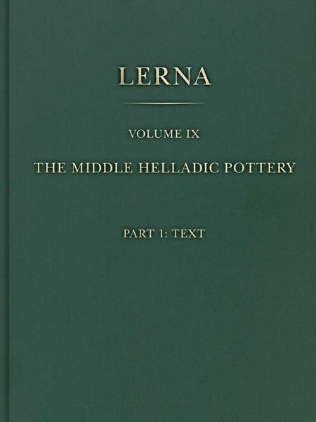 The Middle Helladic Pottery
