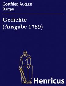 Gedichte (Ausgabe 1789)