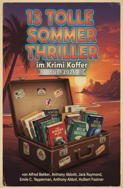13 Tolle Sommer Thriller im Krimi Koffer Juli 2026