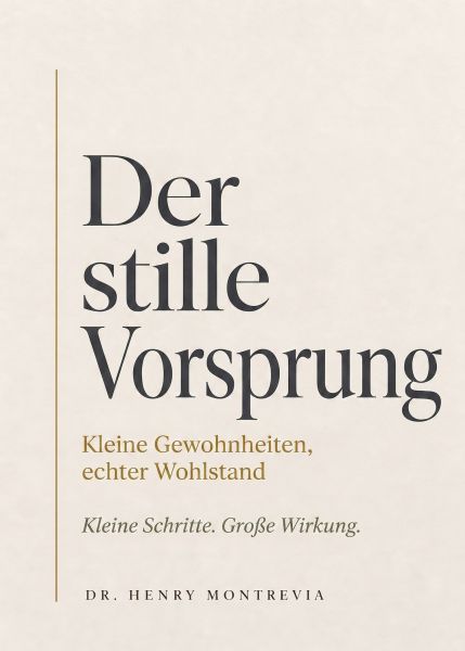 Der stille Vorsprung