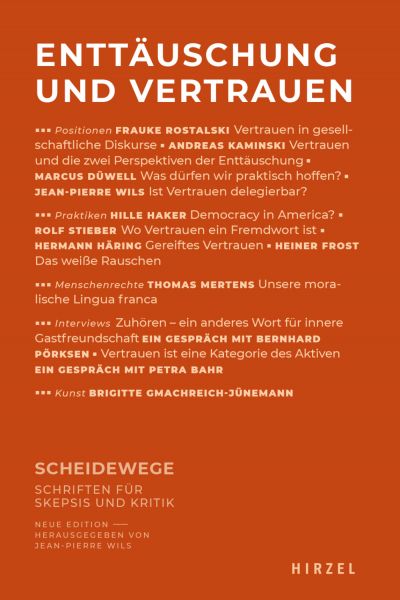 Enttäuschung und Vertrauen