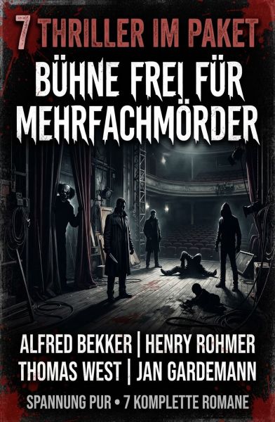 7 Thriller im Paket: Bühne frei für Mehrfachmörder