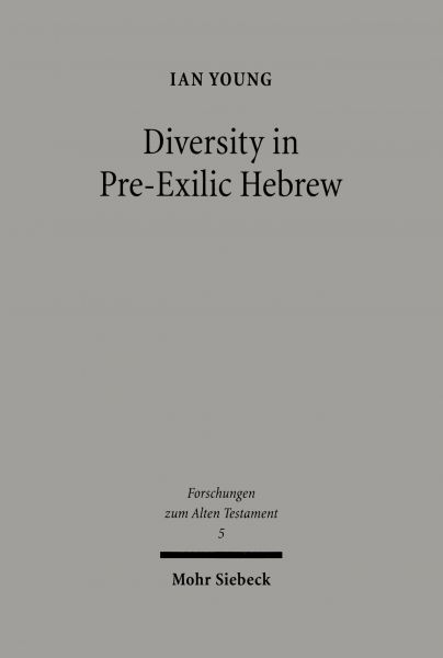 Diversity in Pre-Exilic Hebrew