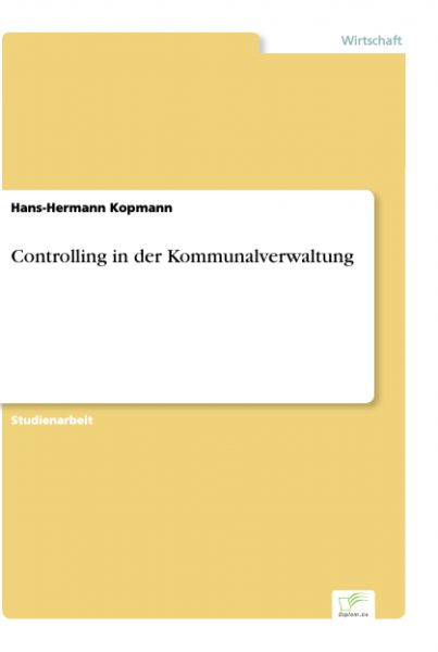 Controlling in der Kommunalverwaltung