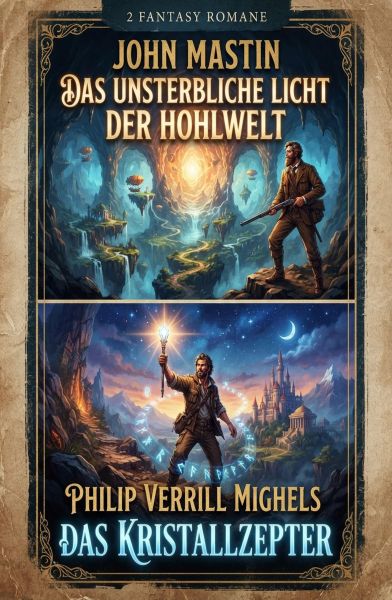 2 Fantasy Romane: Das unsterbliche Licht der Hohlwelt / Das Kristallzepter