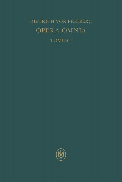 Opera omnia, Tomus IV. Schriften zur Naturwissenschaft / Briefe