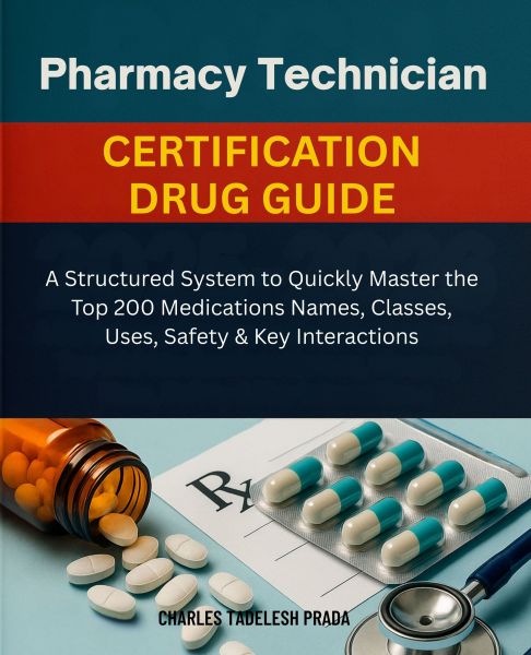 Pharmacy Technician Certification Drug Guide