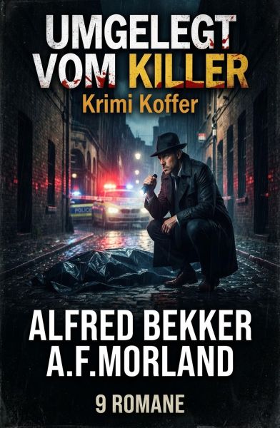 Umgelegt vom Killer: Krimi Koffer 9 Romane