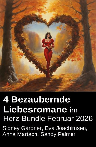 4 Bezaubernde Liebesromane im Herz-Bundle Februar 2026