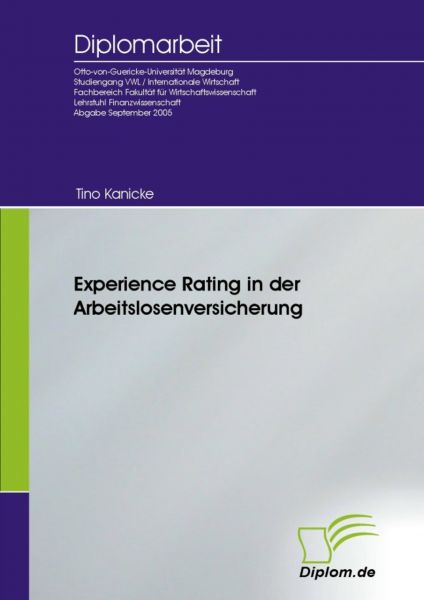 Experience Rating in der Arbeitslosenversicherung