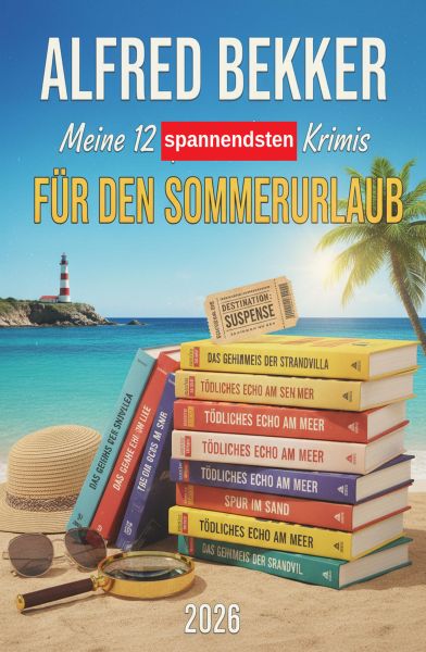 Meine 12 spannendsten Krimis für den Sommerurlaub 2026