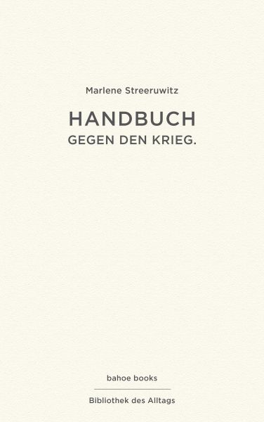 Handbuch gegen den Krieg