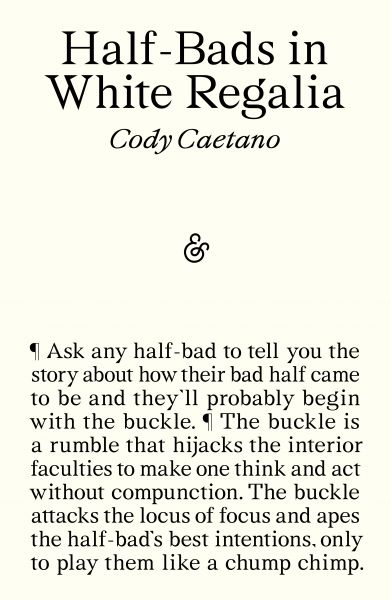 Half-Bads in White Regalia