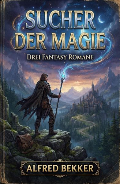 Sucher der Magie: Drei Fantasy Romane