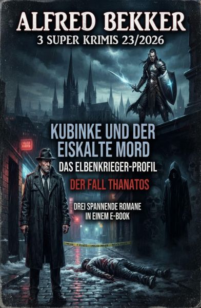 3 Super Krimis 23/2026: Kubinke und der eiskalte Mord / Das Elbenkrieger-Profil / Der Fall Thanatos