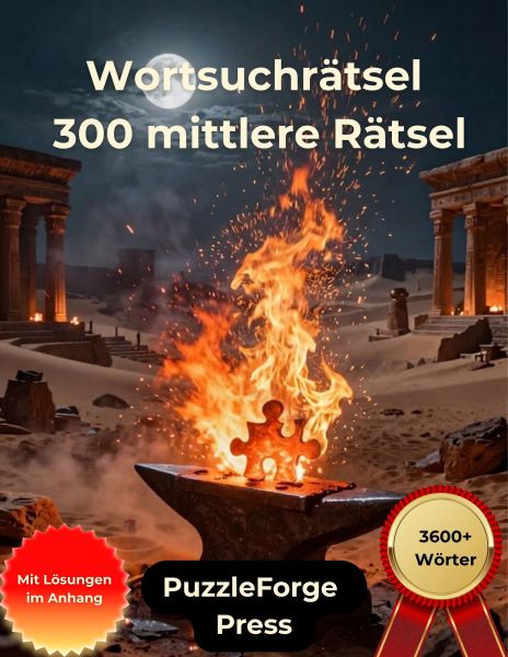 Wortsuchrätsel – 300 mittlere Rätsel