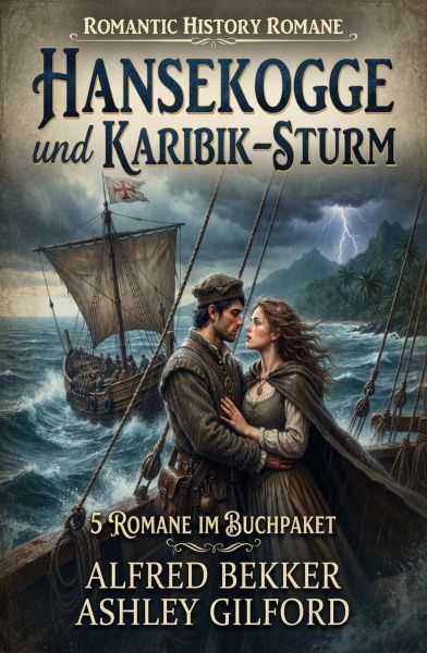 Hansekogge und Karibik-Sturm: 5 Romantic History Romane im Buchpaket