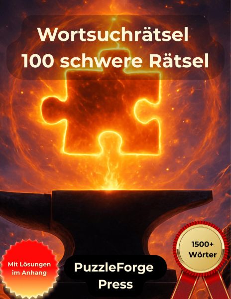 Wortsuchrätsel - 100 schwere Rätsel