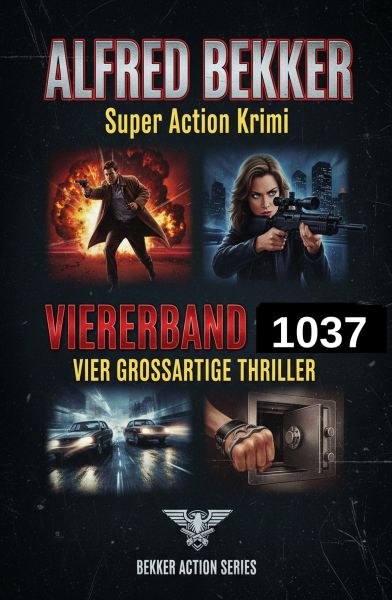 Super Action Krimi Viererband 1037 - Vier großartige Thriller