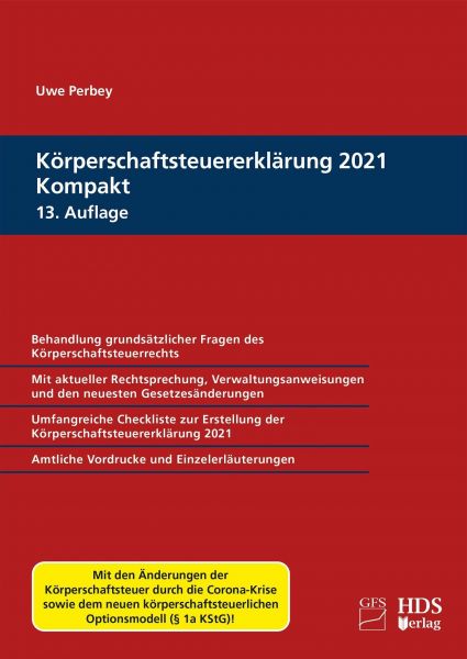 Körperschaftsteuererklärung 2021 Kompakt