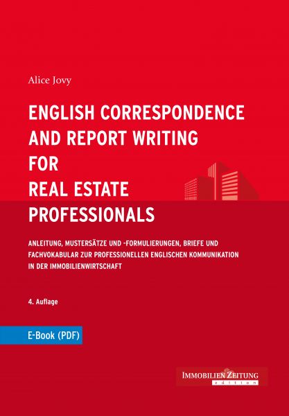 English Correspondence and Report Writing for Real Estate Professionals