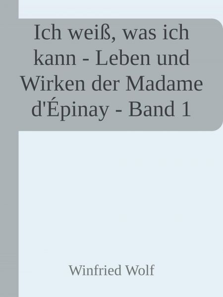 Ich weiß, was ich kann - Band I