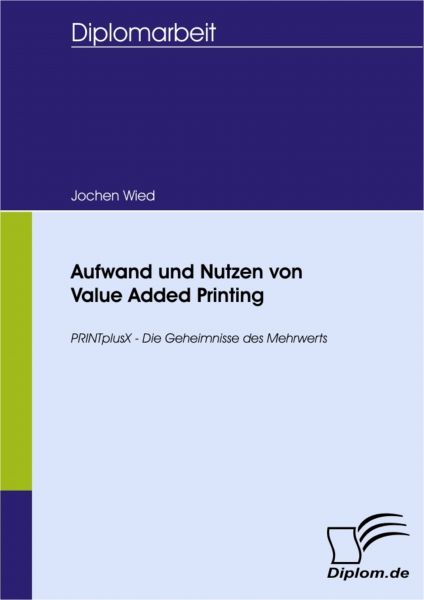 Aufwand und Nutzen von Value Added Printing
