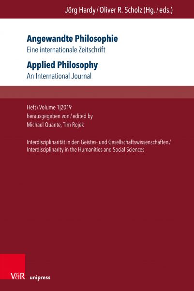 Angewandte Philosophie. Eine internationale Zeitschrift / Applied Philosophy. An International Journ