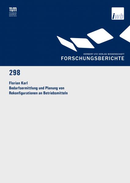 Bedarfsermittlung und Planung von Rekonfigurationen an Betriebsmitteln