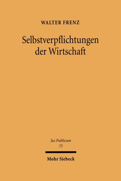 Selbstverpflichtungen der Wirtschaft