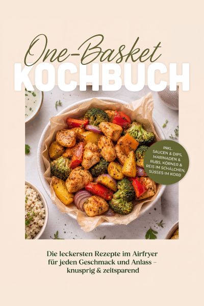 One-Basket Kochbuch: Die leckersten Rezepte im Airfryer für jeden Geschmack und Anlass – knusprig &