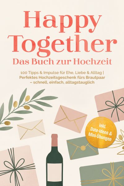 Happy Together – Das Buch zur Hochzeit: 100 Tipps & Impulse für Ehe, Liebe & Alltag | Perfektes Hoch
