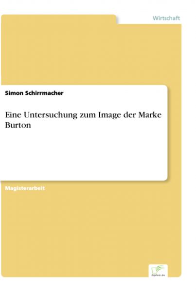 Eine Untersuchung zum Image der Marke Burton