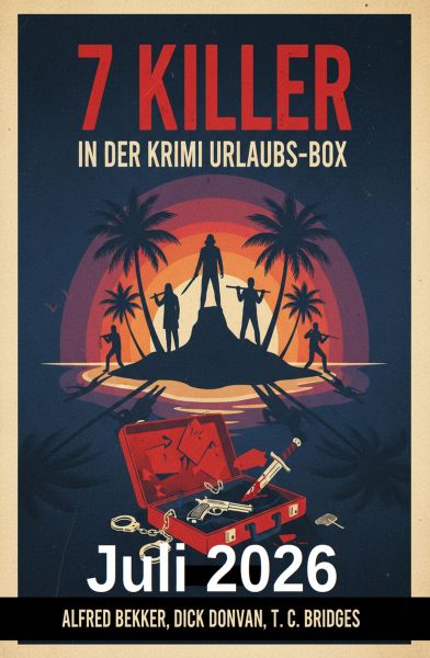 7 Killer in der Krimi Urlaubs-Box Juli 2026