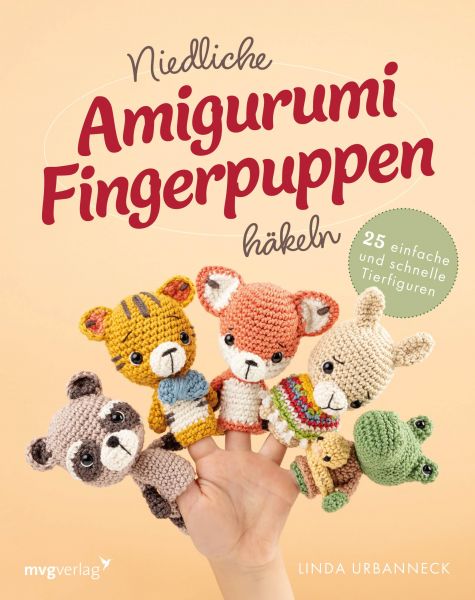 Niedliche Amigurumi-Fingerpuppen häkeln