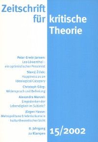 Zeitschrift für kritische Theorie / Zeitschrift für kritische Theorie, Heft 15