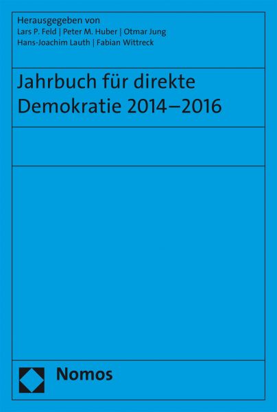 Jahrbuch für direkte Demokratie 2014-2016