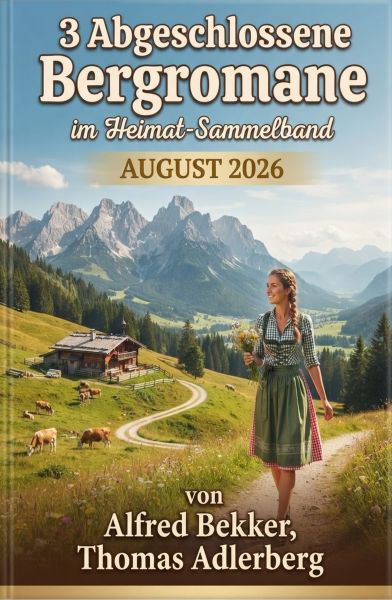 3 Abgeschlossene Bergromane im Heimat-Sammelband August 2026