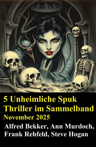 5 Unheimliche Spuk Thriller im Sammelband November 2025