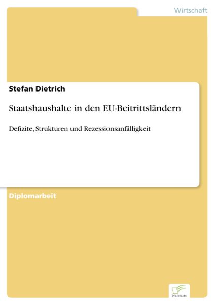 Staatshaushalte in den EU-Beitrittsländern