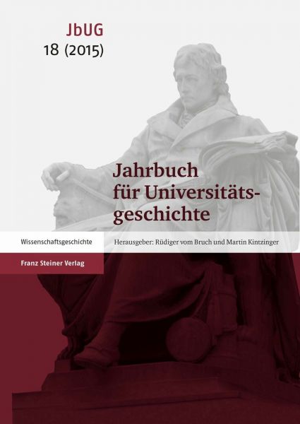 Jahrbuch für Universitätsgeschichte 18 (2015)