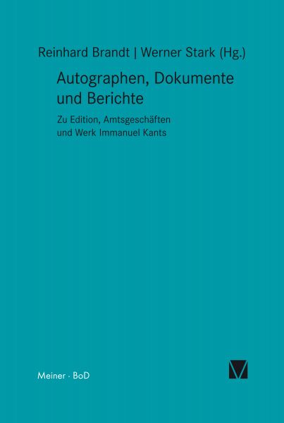 Autographen, Dokumente und Berichte